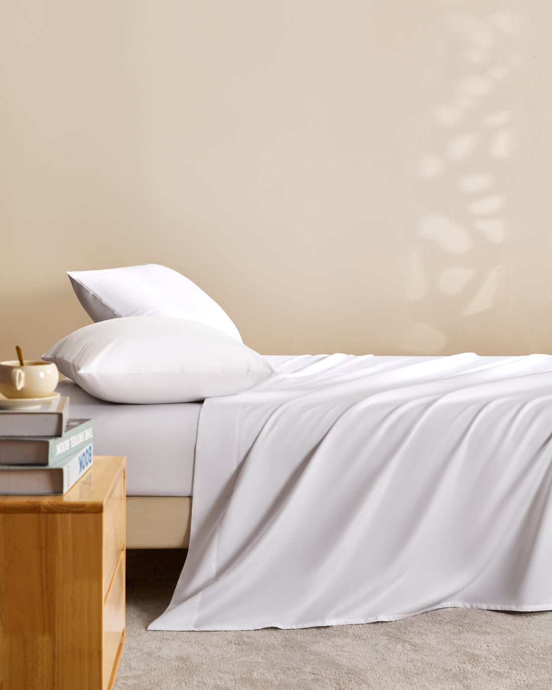 Everyday Comfort with a 100% Cotton 4-Piece Bed Sheet Set