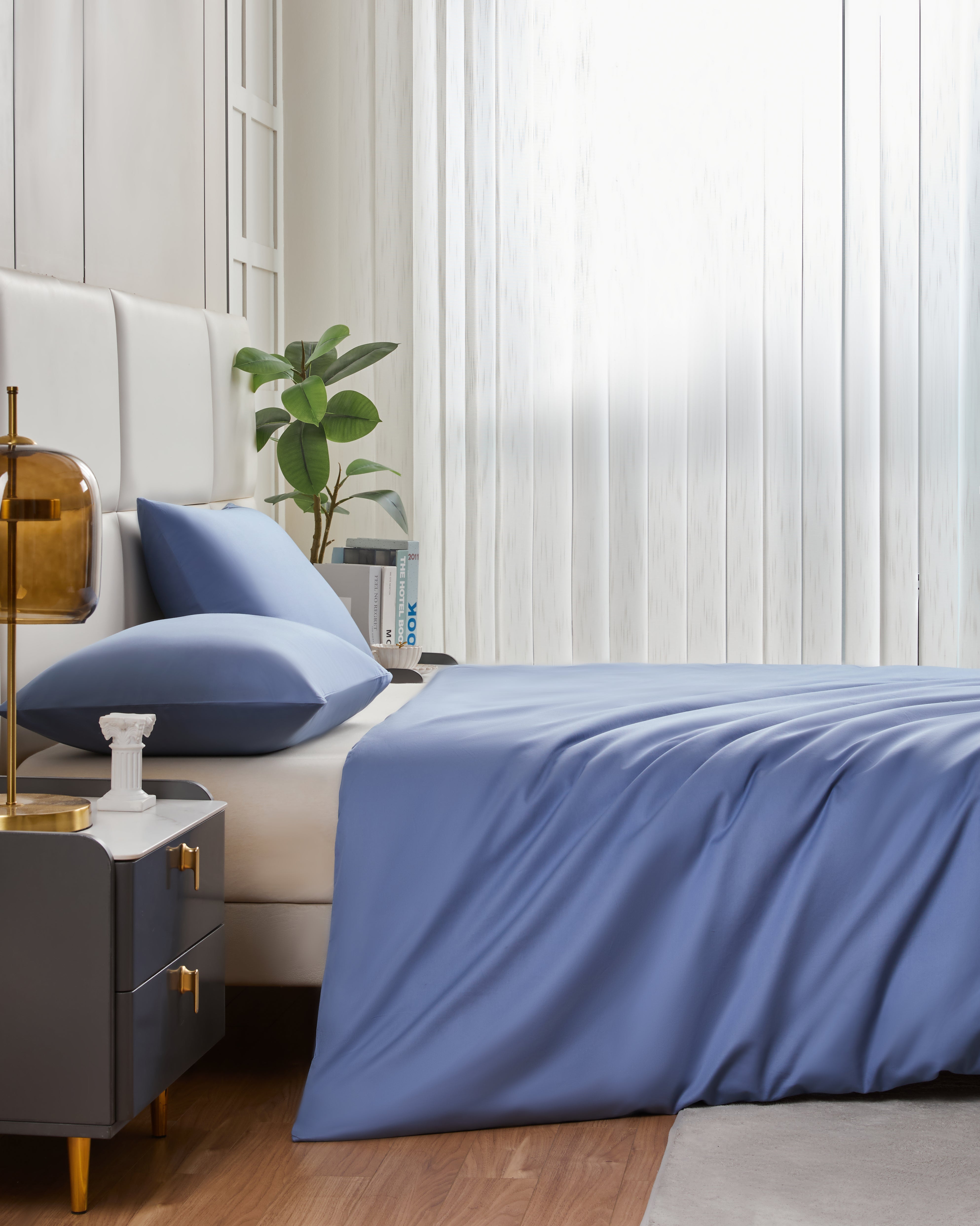 3PC Cotton Duvet Cover Set – Full Size