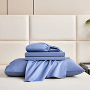 4PC Cotton Bed Sheet Set – Full Size