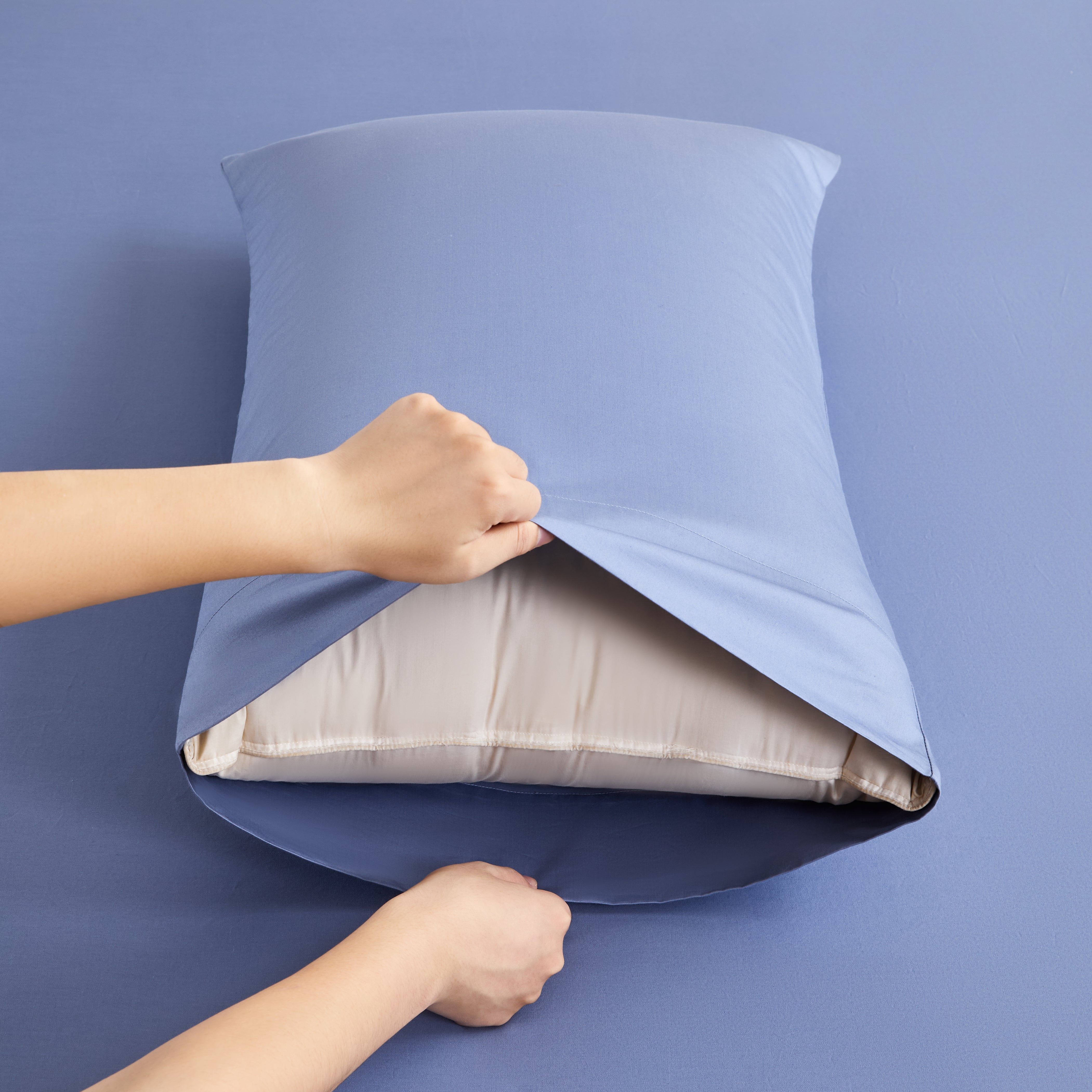 4PC Cotton Bed Sheet Set – Full Size