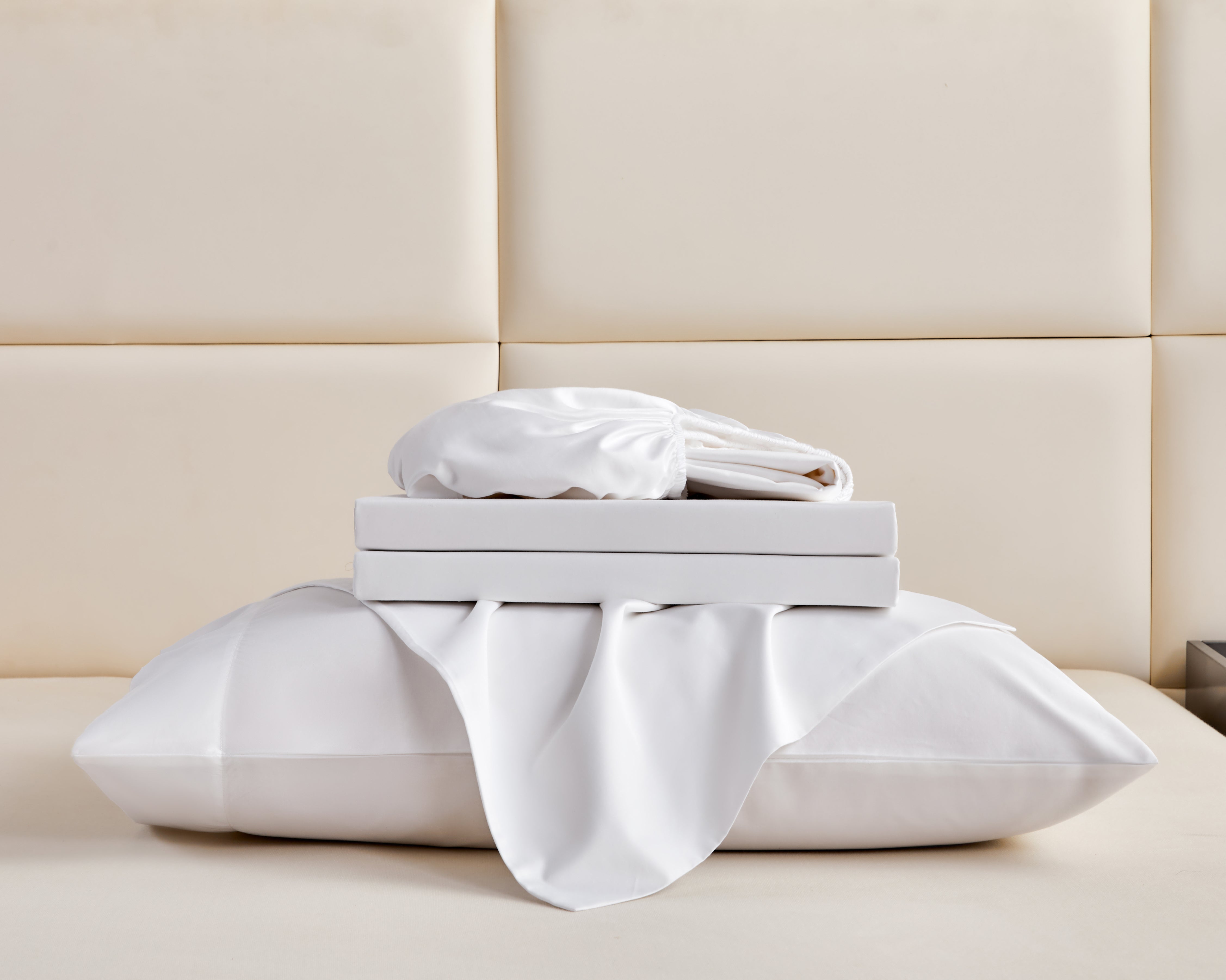 4PC Cotton Bed Sheet Set – Full Size