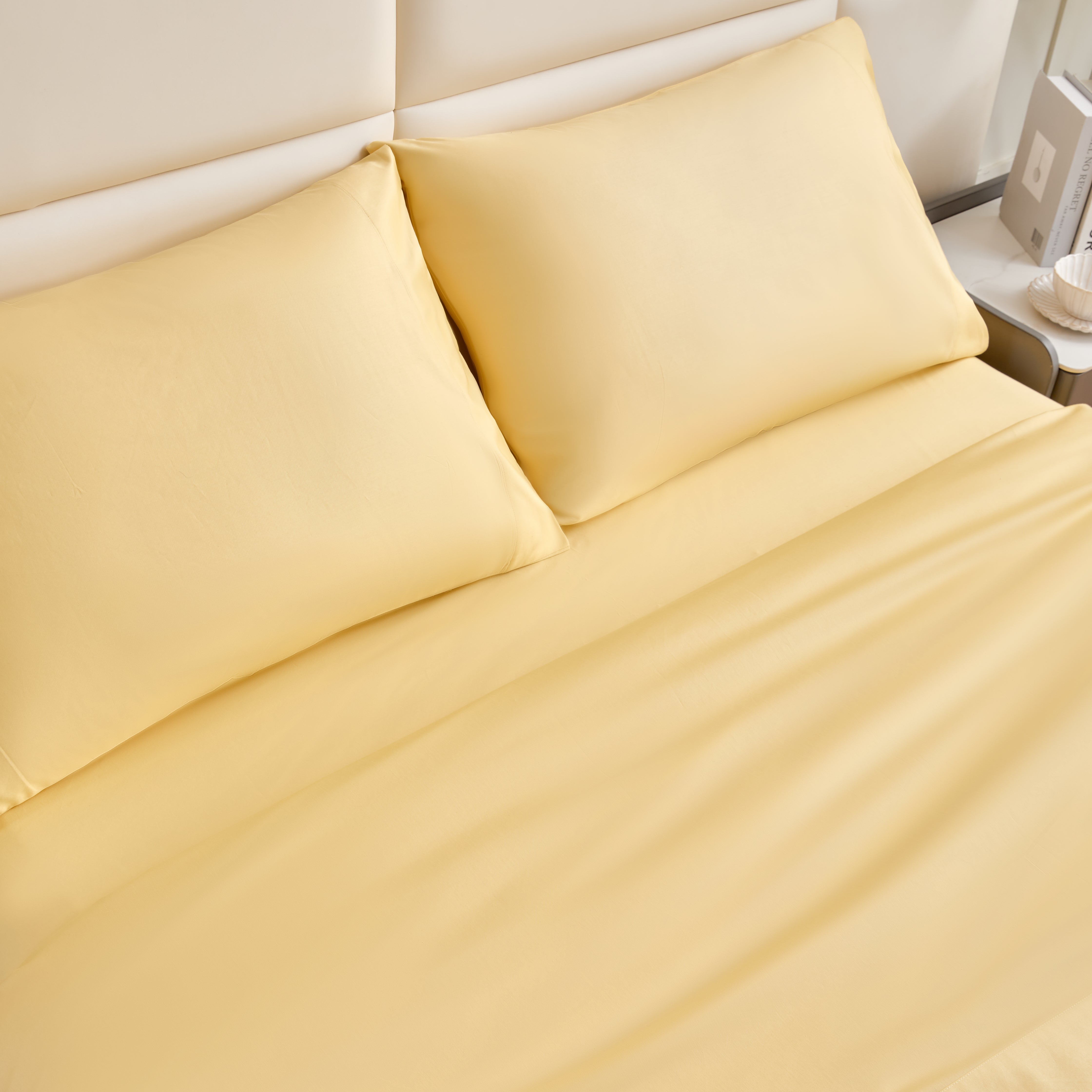 4PC Cotton Bed Sheet Set – Full Size